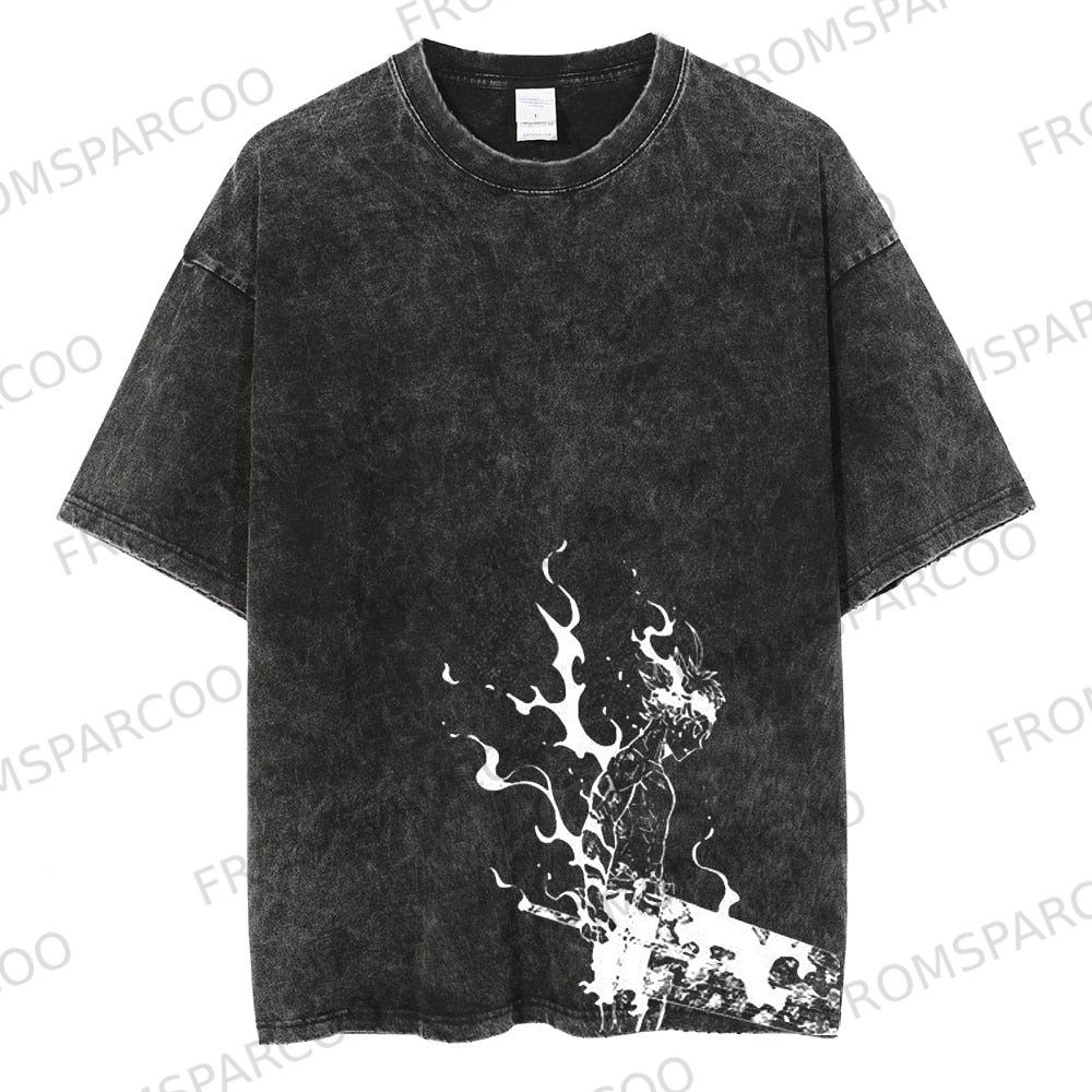 "Black Asta" Vintage Oversized T Shirt