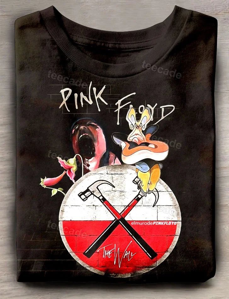 Teecade Teecade Pink Floyd Band Hammer Art Print T-shirt