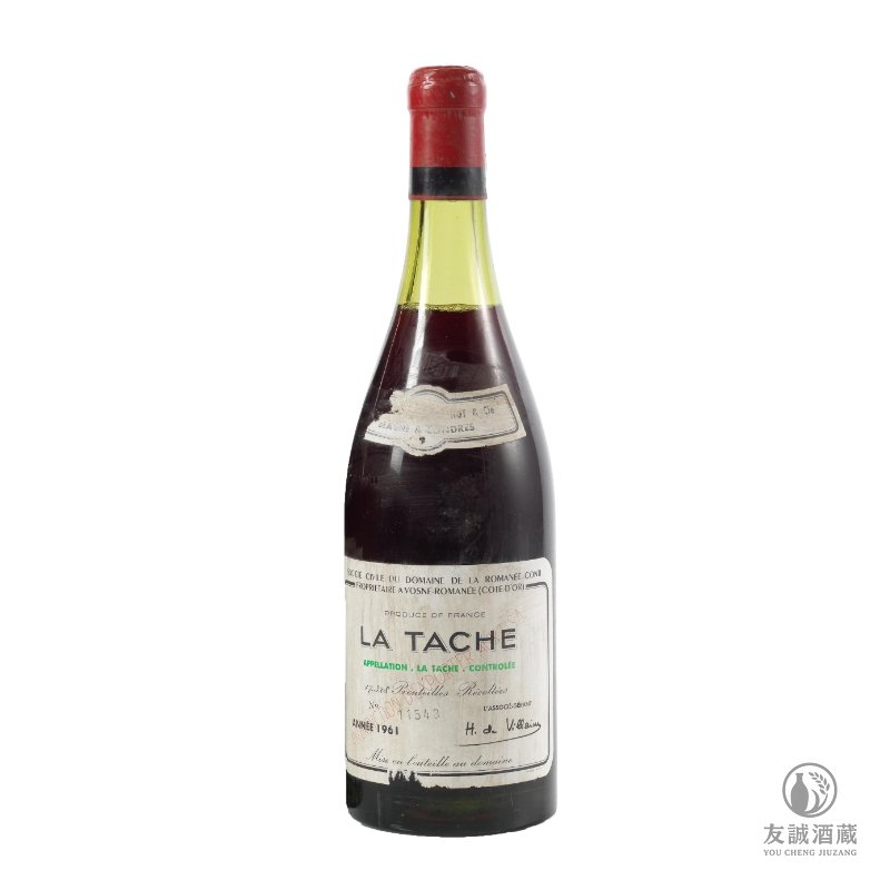 1961年 Roman&eacute;e-Conti La T&acirc;che 拉塔希特級園紅酒 友誠酒藏