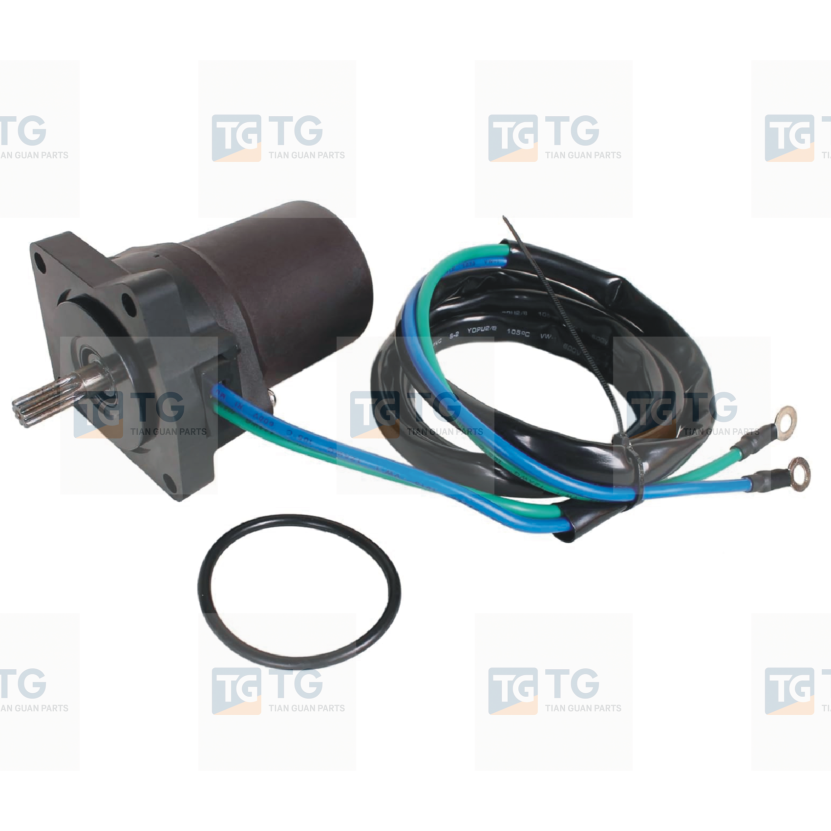 Tian Guan Tilt Trim Motor 65W-43880-10-00 67C-43880-01-00 Compatible for Yamaha Outboard Mariner 25HP 30HP 40HP F20 F25 F30 F40 F45 