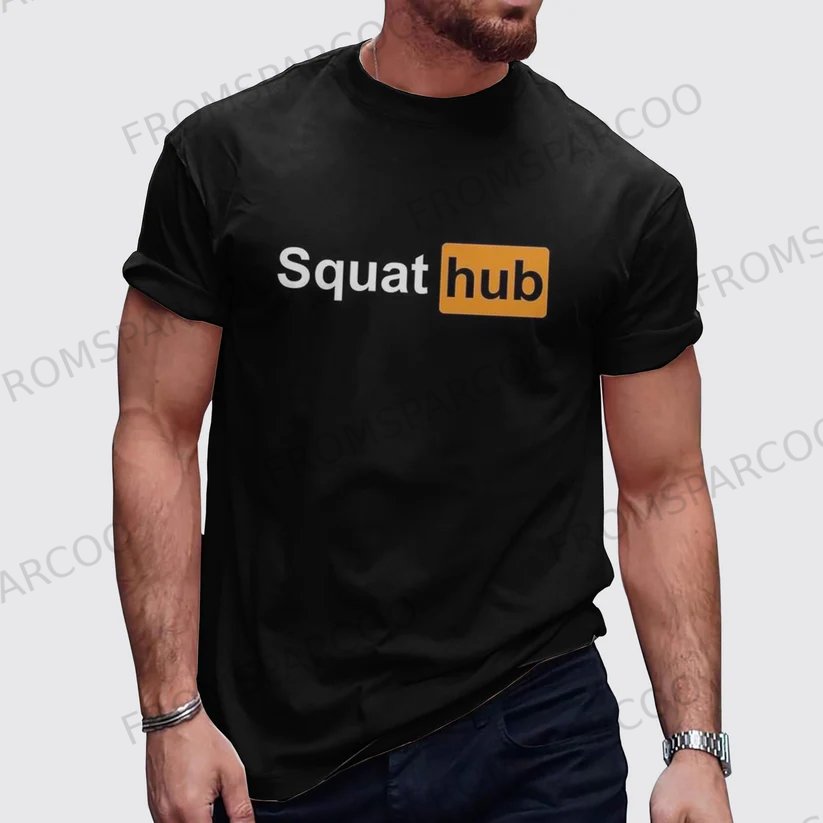 Casual Men's Printed Gym T-Shirt