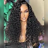 New Black Brazilian Long Water Wave Curly Wig