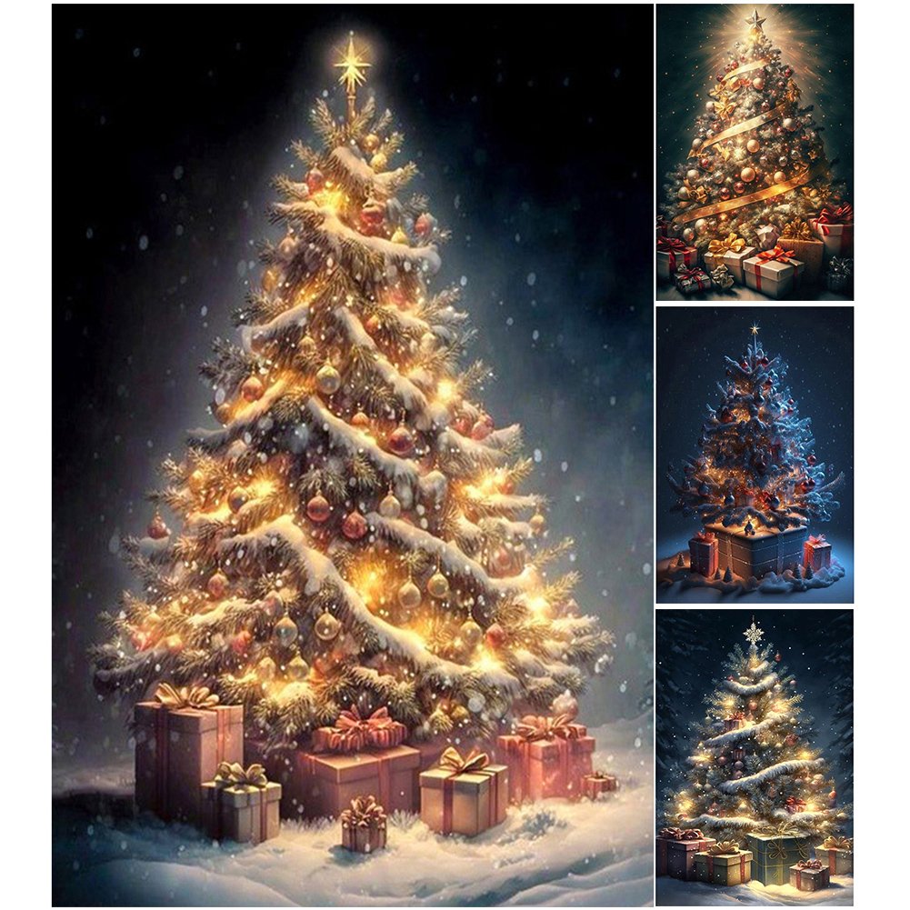 Diamond Painting - Full Square - Christmas tree (40*60CM)  James Yang
