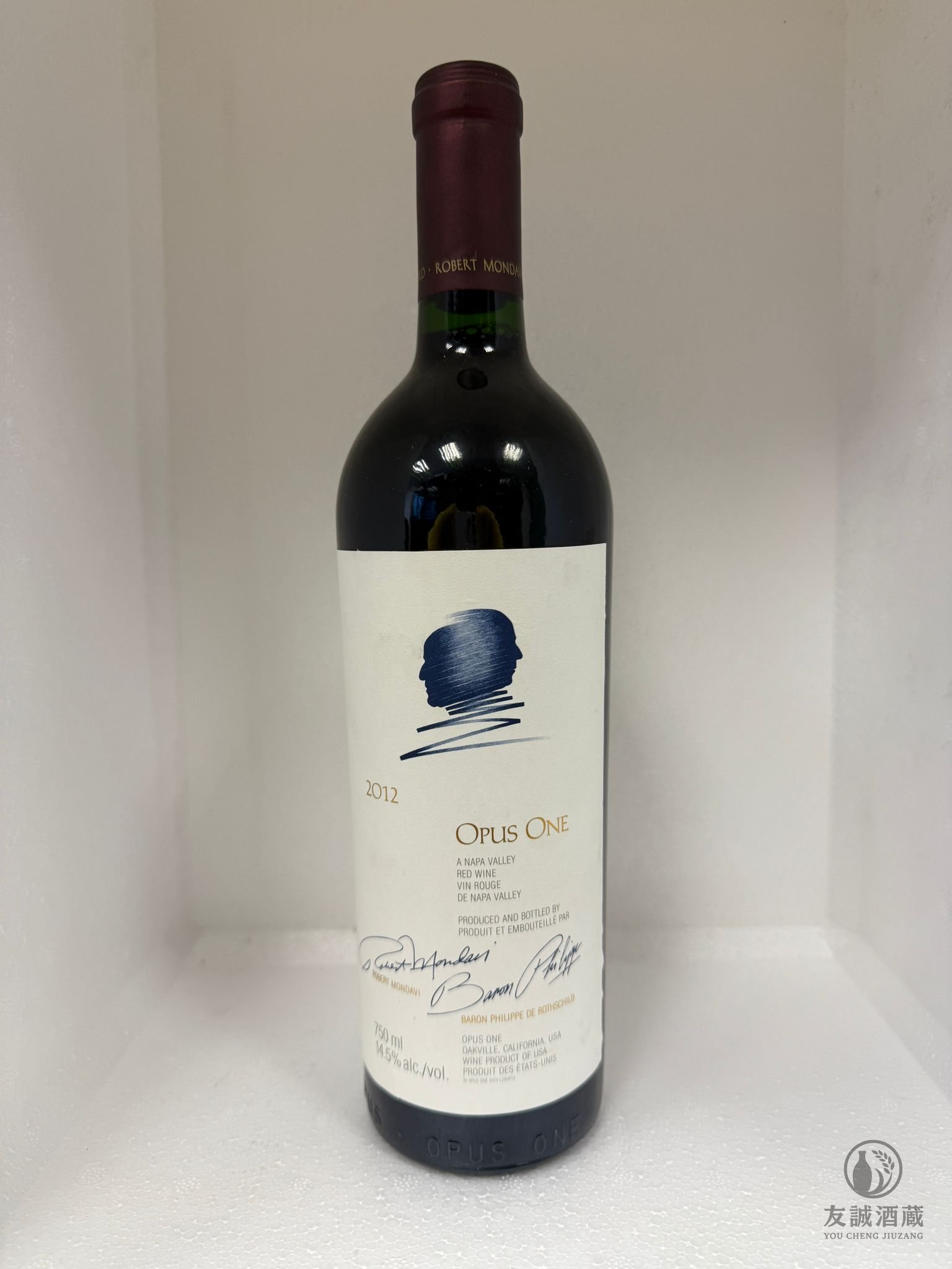 D0951 作品一號 Opus One 2012｜美國膜拜酒｜靚品相 友誠酒藏