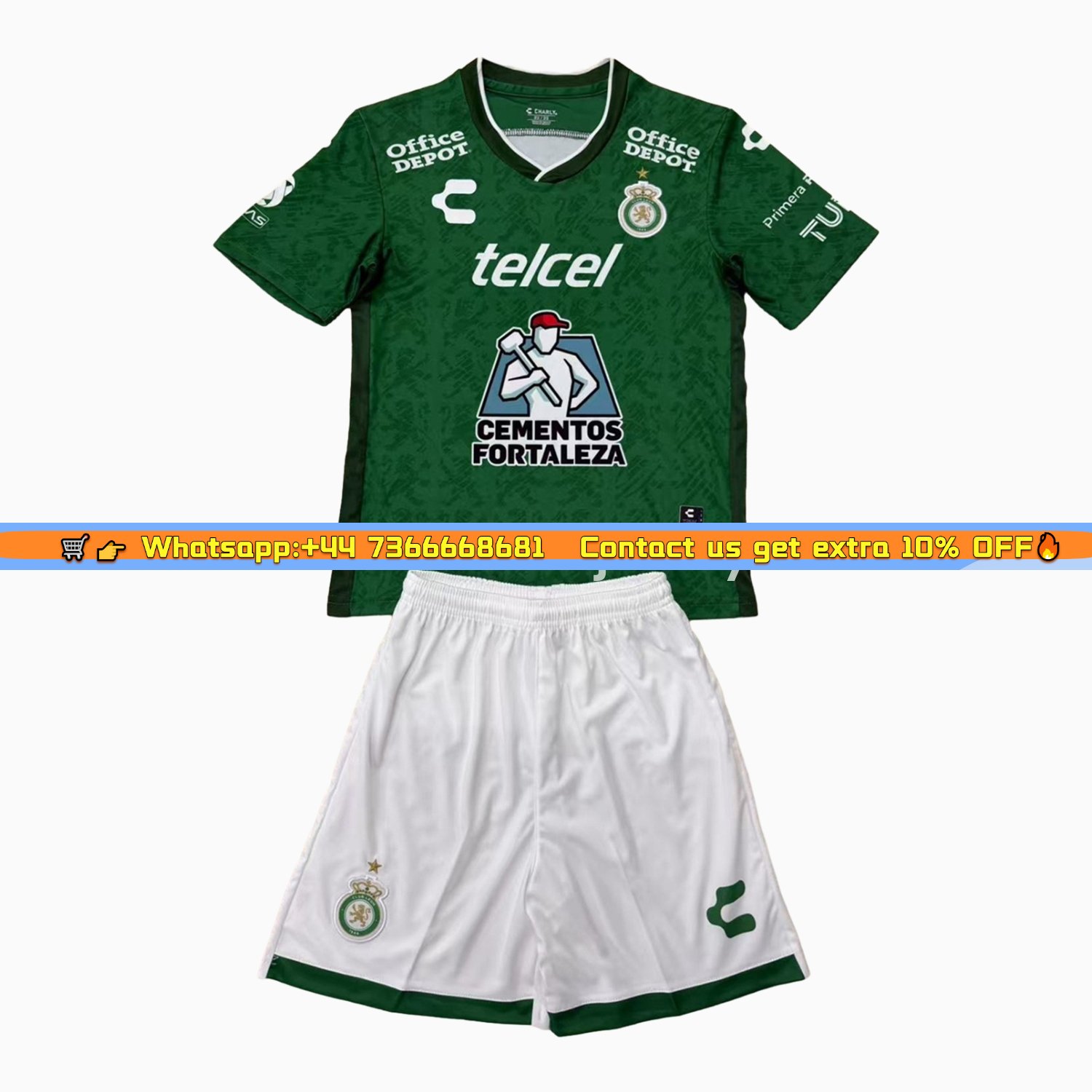 Club Le&oacute;n Club Leon 24-25 Home Kids Kit