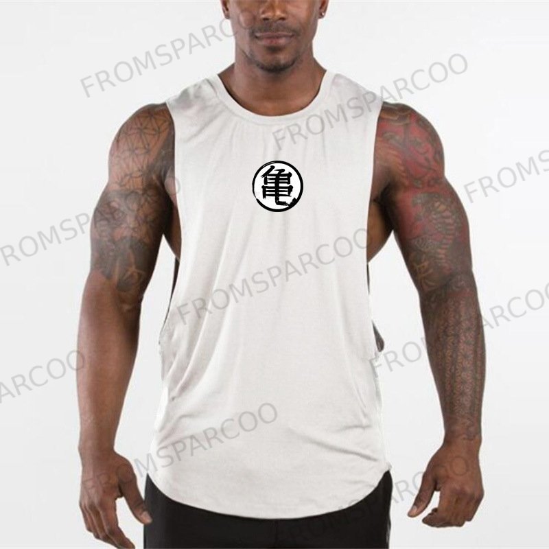 Men's Big Slit Sleeveless Sexy Muscle Vest