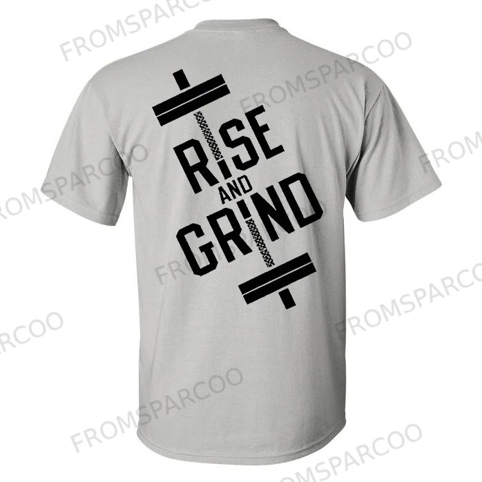 Rise And Grind Printed Men's T-shirt