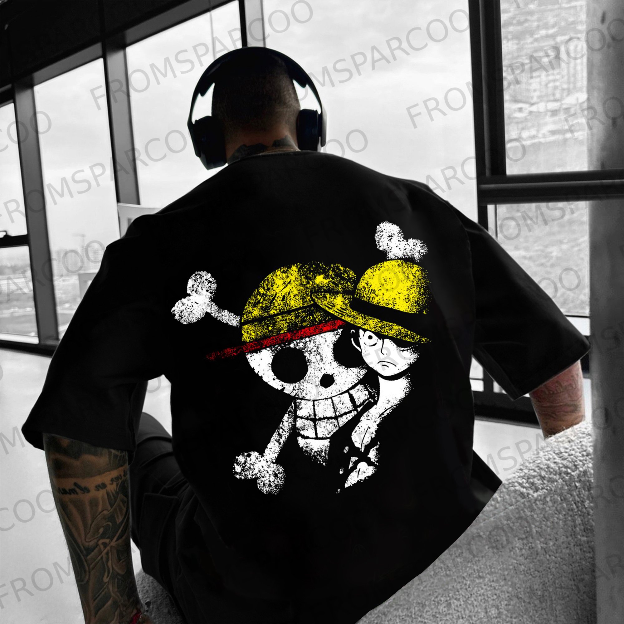 Casual Anima Design Short Sleeves T-shirt
