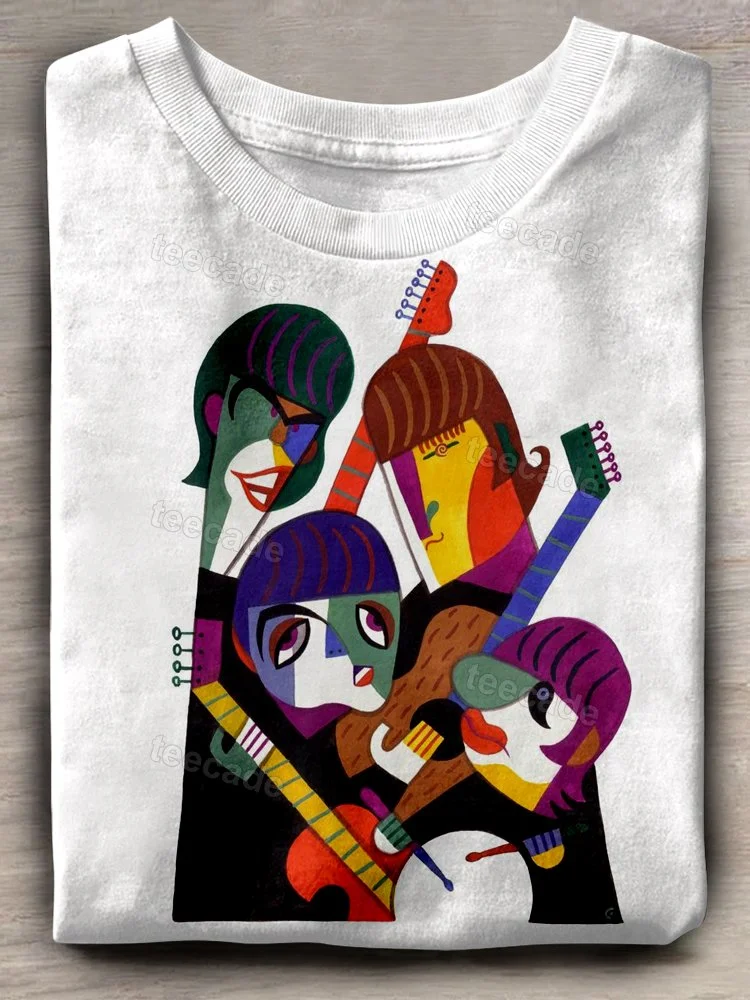 Teecade Teecade The Beatles Band T-shirt