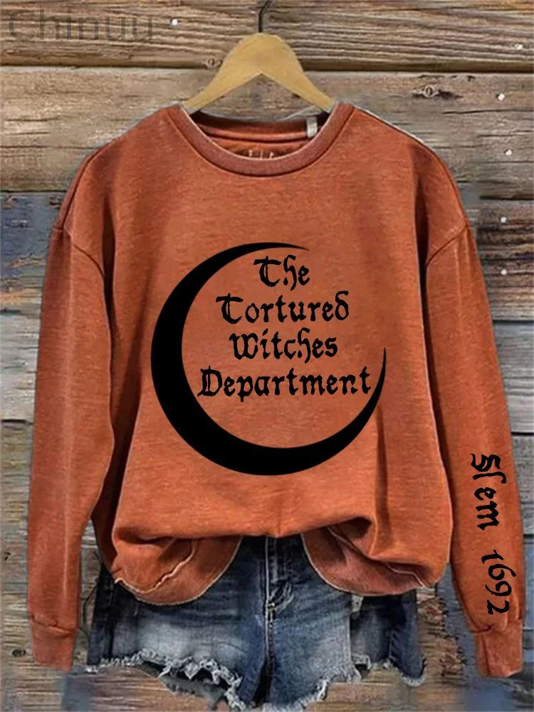 Halloween The Tortured Witches Department Salem 1692 Sweatshirt