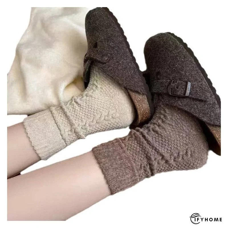 6-Color Mixed Jacquard Women's Sock Set | IFYHOME