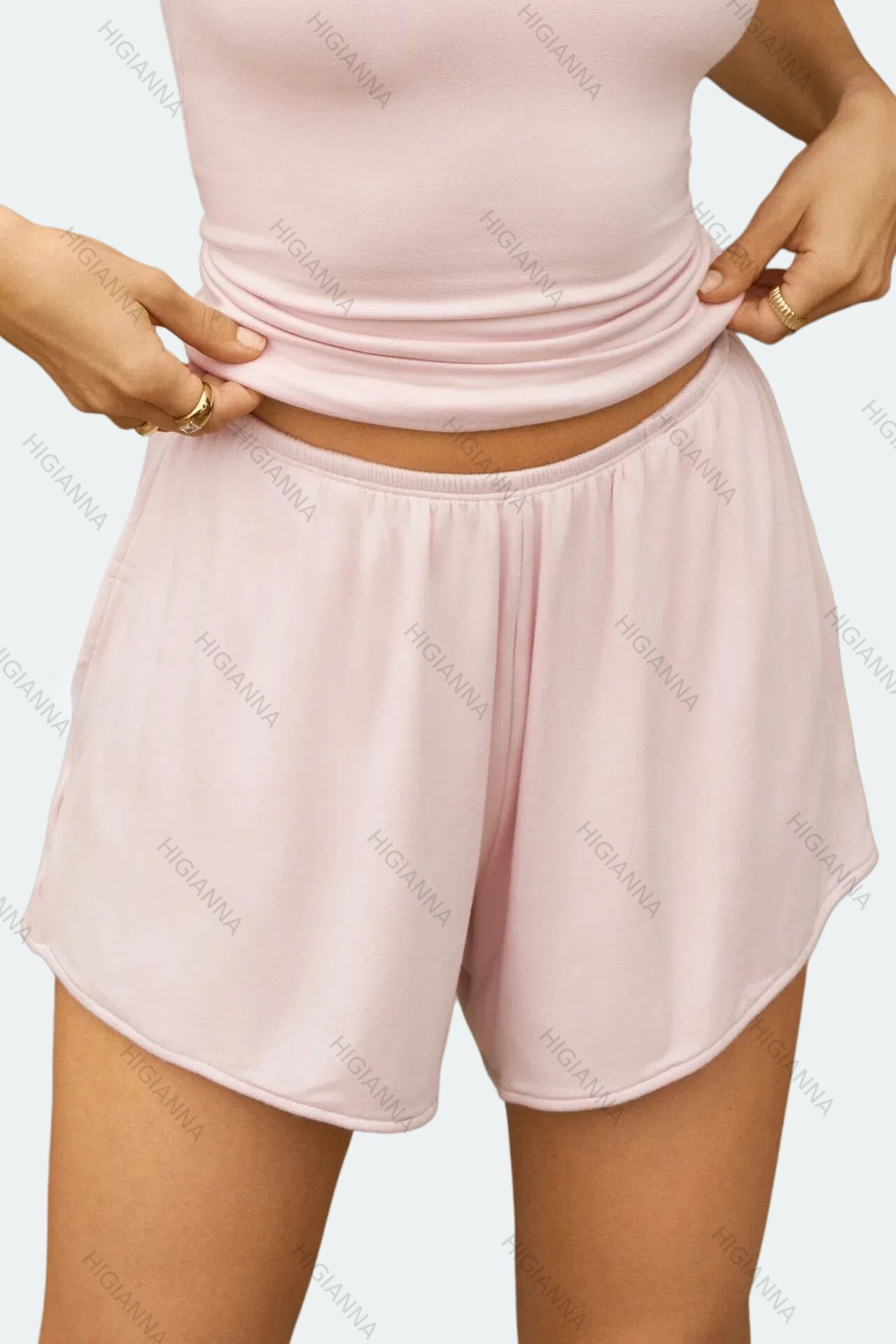 Elastic Waist Casual Lounge Shorts - HIGIANNA&reg;