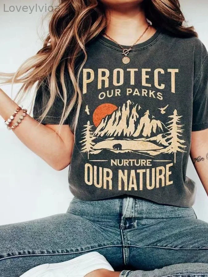Casual Print Short Sleeve T-Shirt