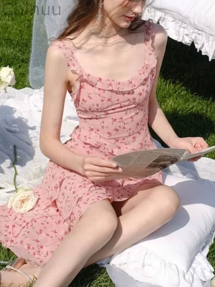 Design Ruffled Suspender Skirt