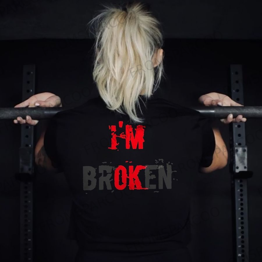 I'm Ok Printed Women's T-shirt