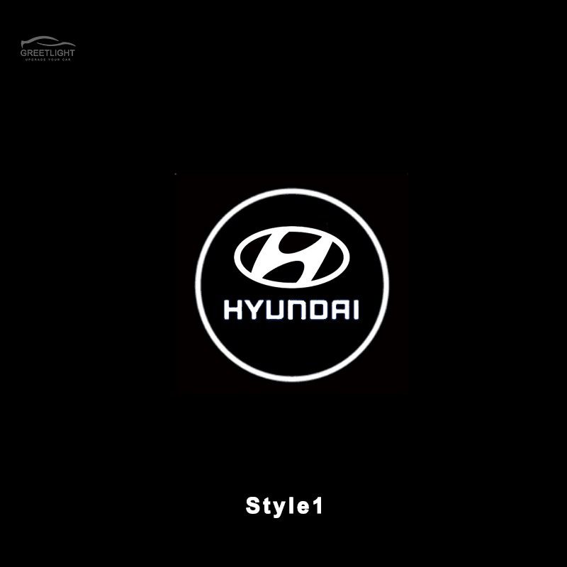 Hyundai-Compatible Ultra-HD Door Projector Lights