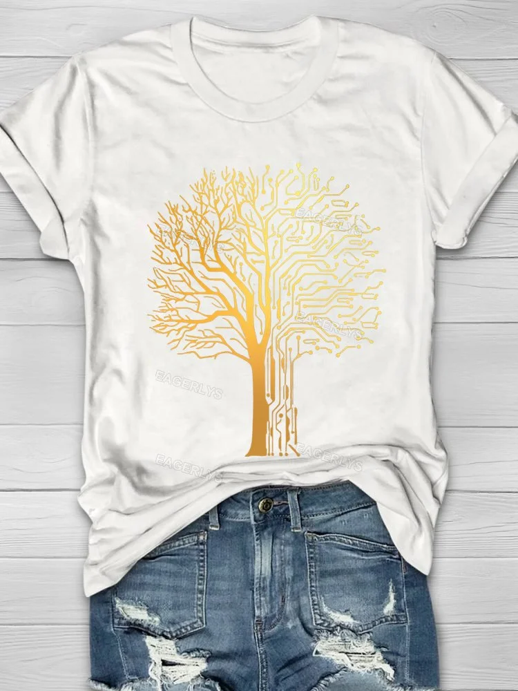 Eagerlys Eagerlys Gold Pine T-shirt Eagerlys
