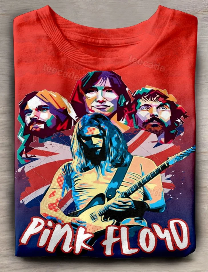 Teecade Teecade Pink Floyd Art Print T-shirt