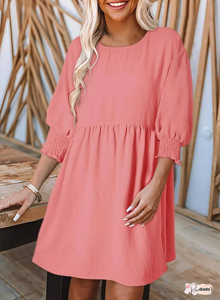 🙌🏻Women's Tunic Casual Loose Short Dress(Buy 2 Free Shipping)