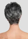 Glueless Salt and Pepper Short Straight Bob Pixe Cut Wig