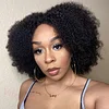 New Glueless Super Fluffy Afro Kinky Black Curly Wigs