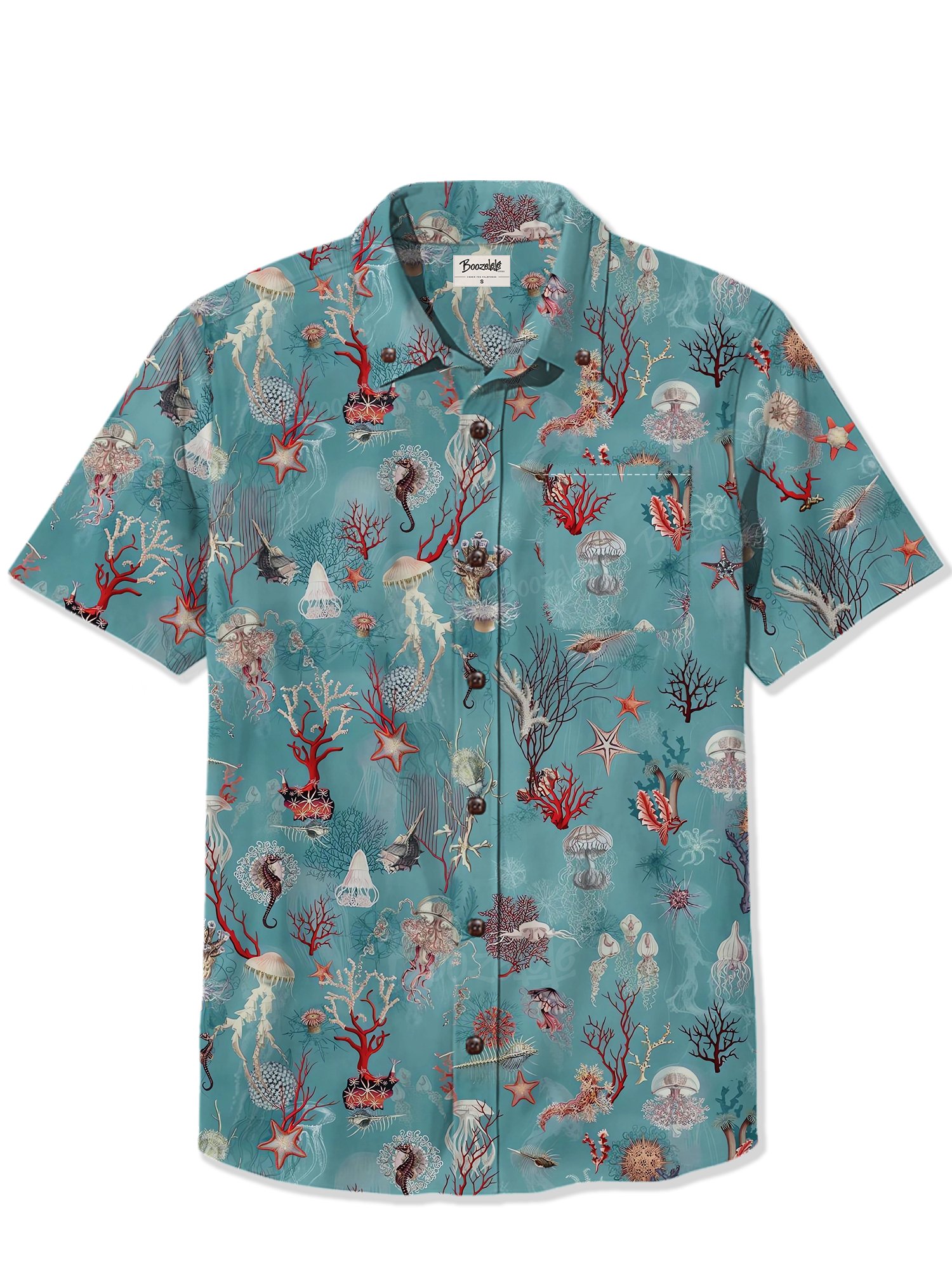 Coral Jellyfish - 100% Cotton Shirt