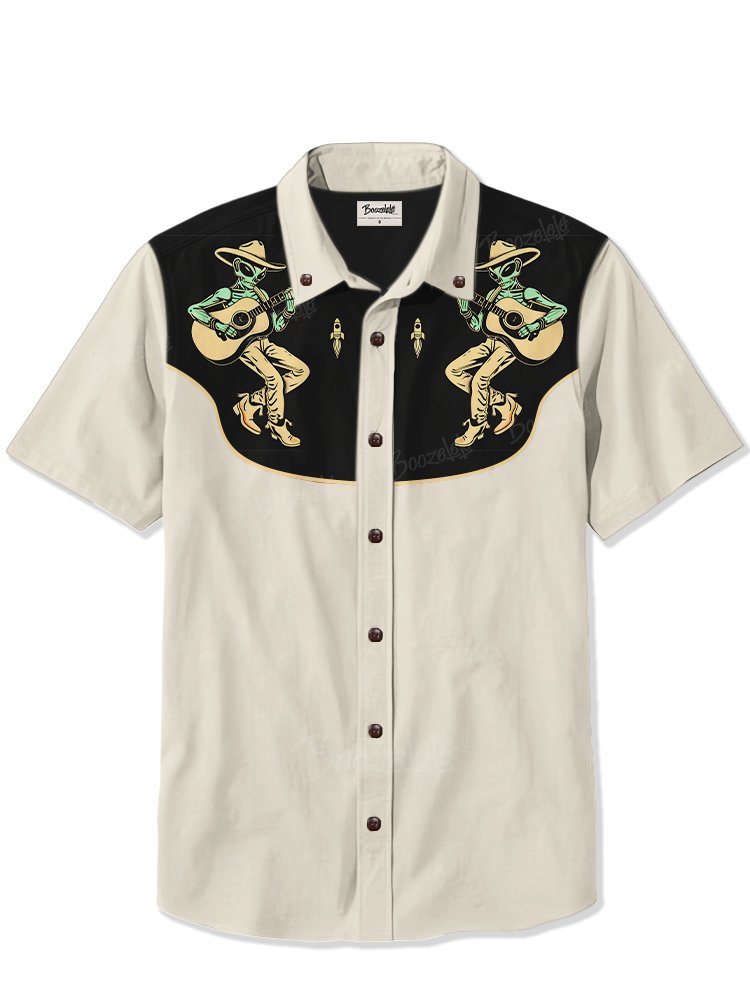 Alien Cowboy! - 100% Cotton Shirt