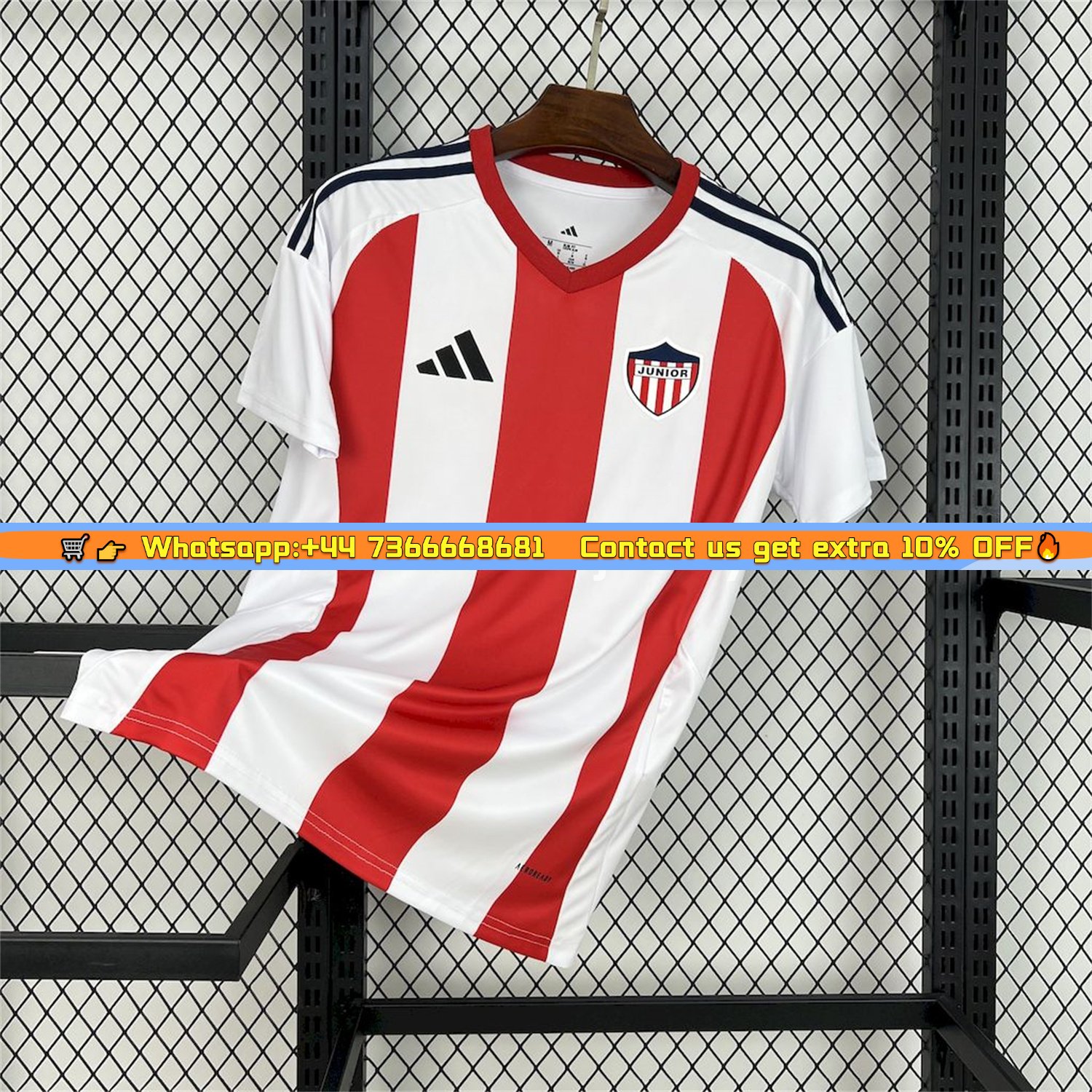 Club Junior FC 25-26 Home Unsponsored Jersey - Fans Version