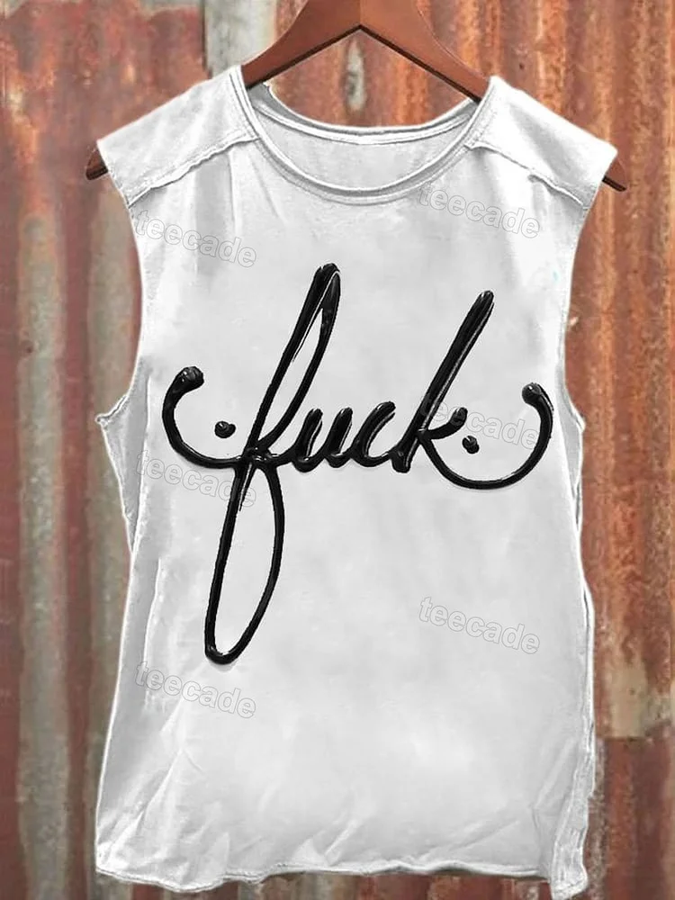 Teecade Teecade Fuck Unisex Classic Tank Top