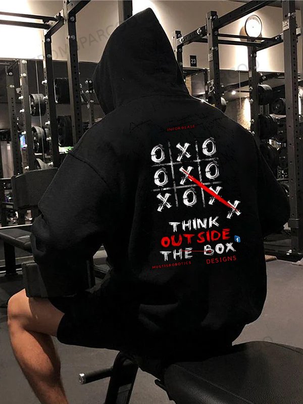 Think Out Of The Box Men's Hoodie