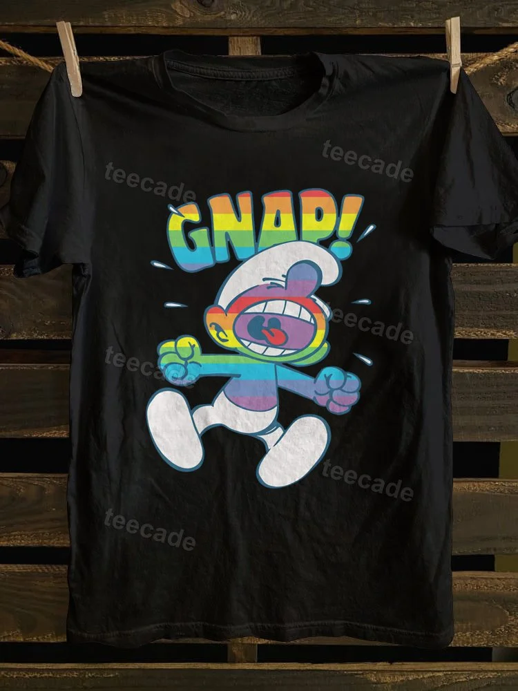 Teecade Teecade Gnap Smurfs Movie T-shirt