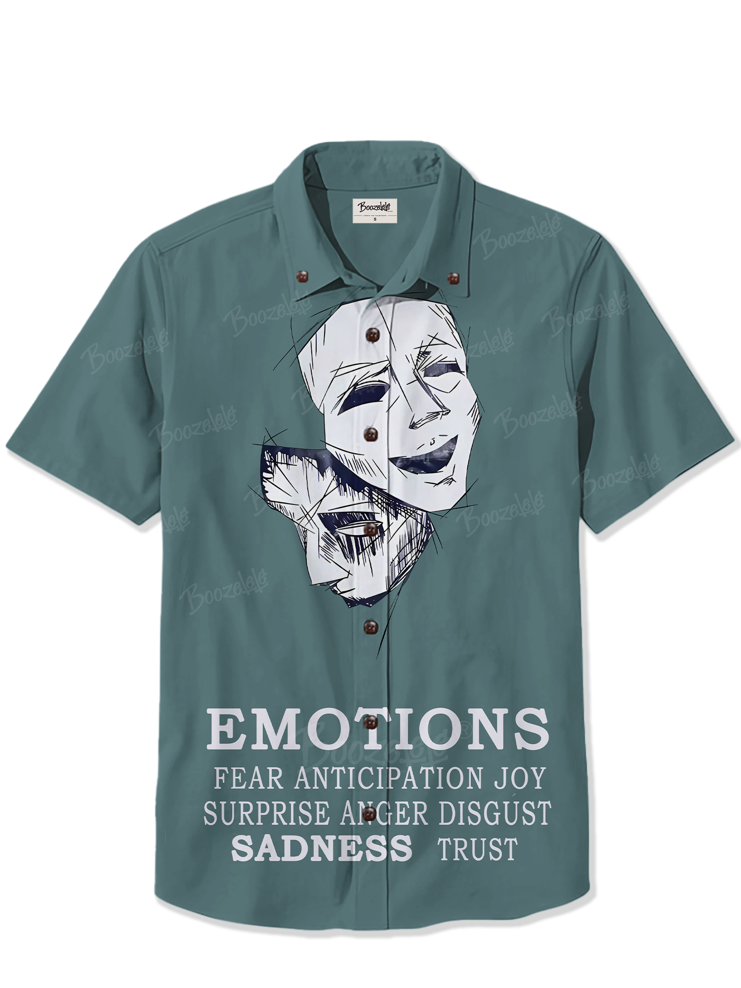 Retro Masquerade Mask - 100% Cotton Shirt