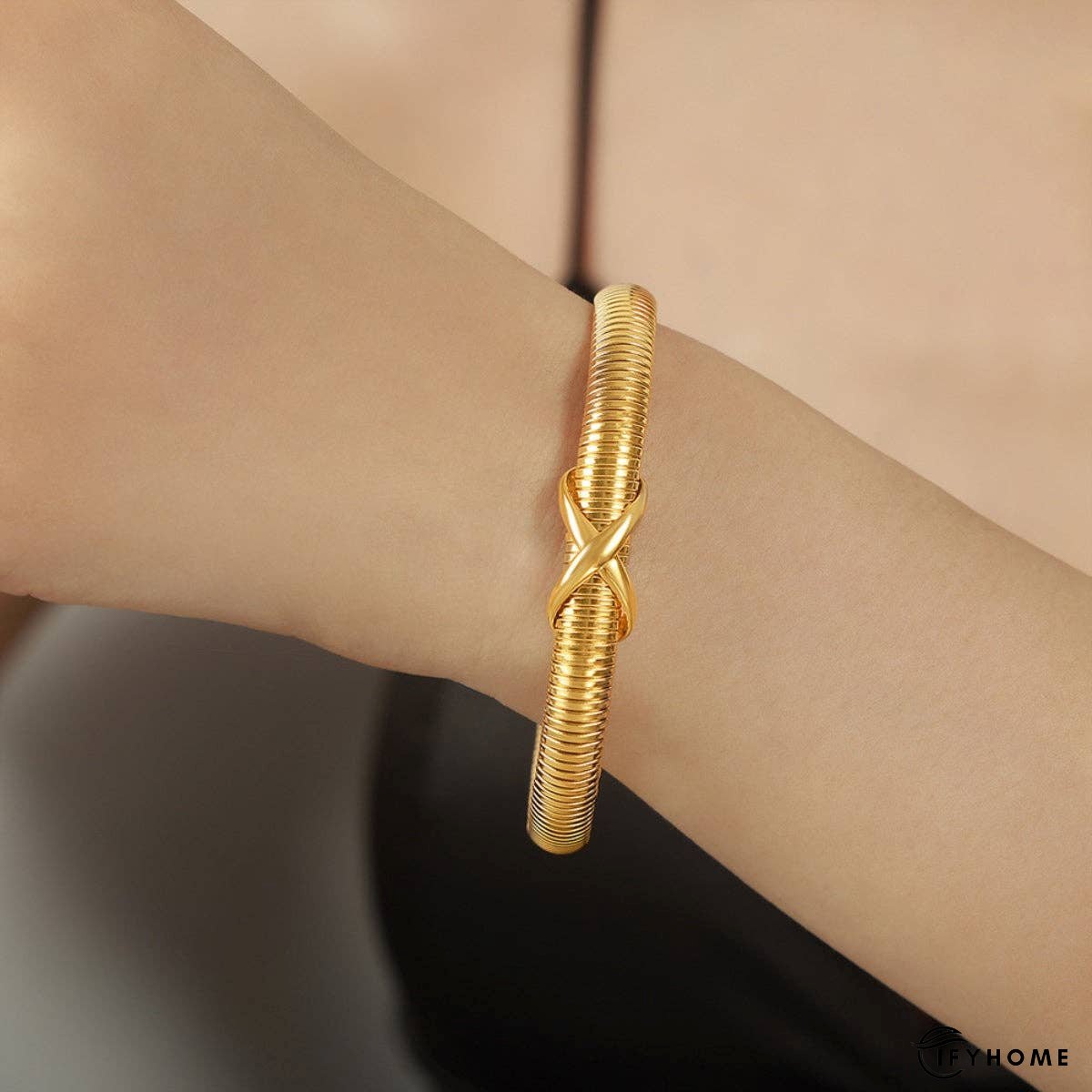 Titanium Steel Spring Shape Bracelet | IFYHOME