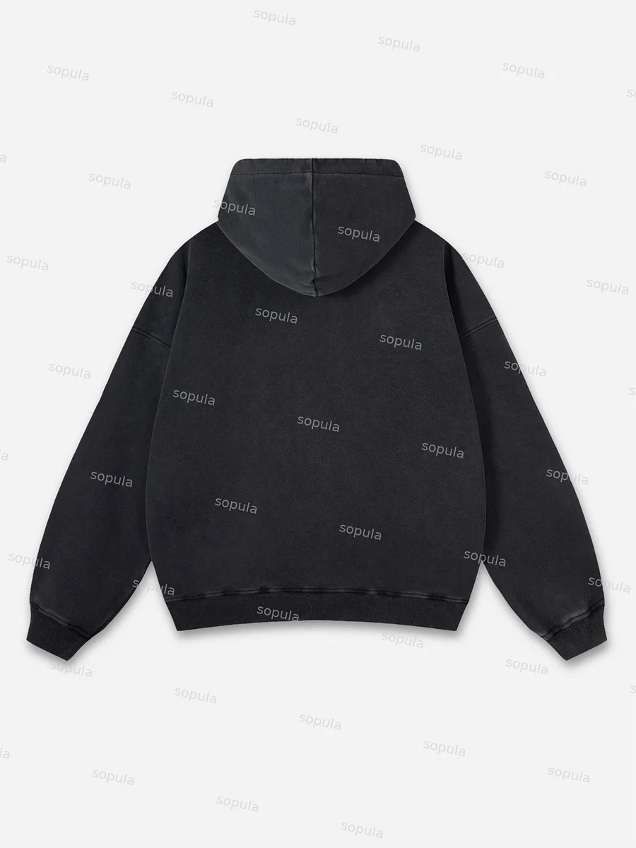 City Of Angels Zombies Graphic Washed Hoodie
