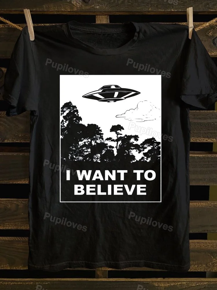 Pupiloves Pupiloves I Want To Believe T-shirt
