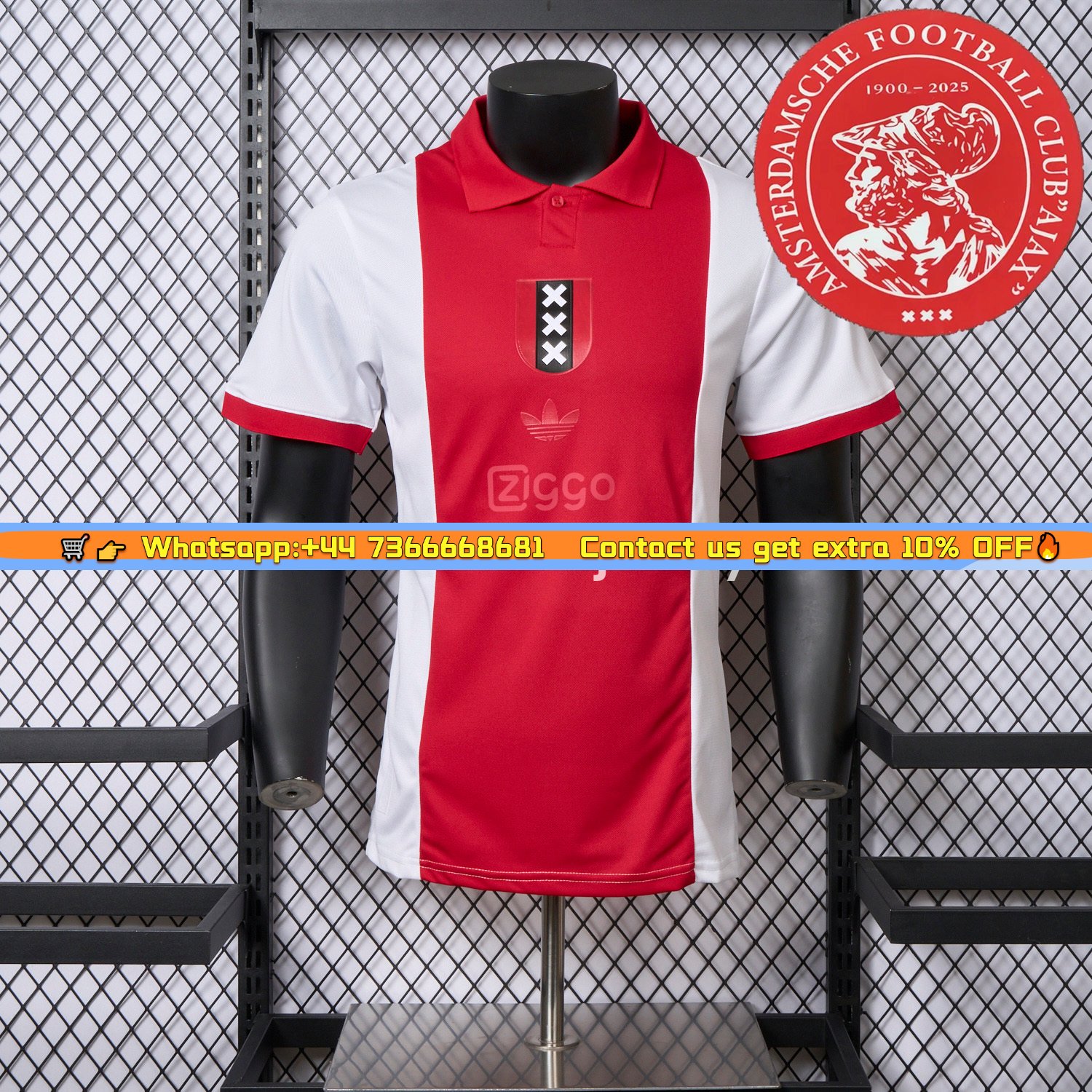 Ajax 2025 125-Year Anniversary Jersey - Player Version