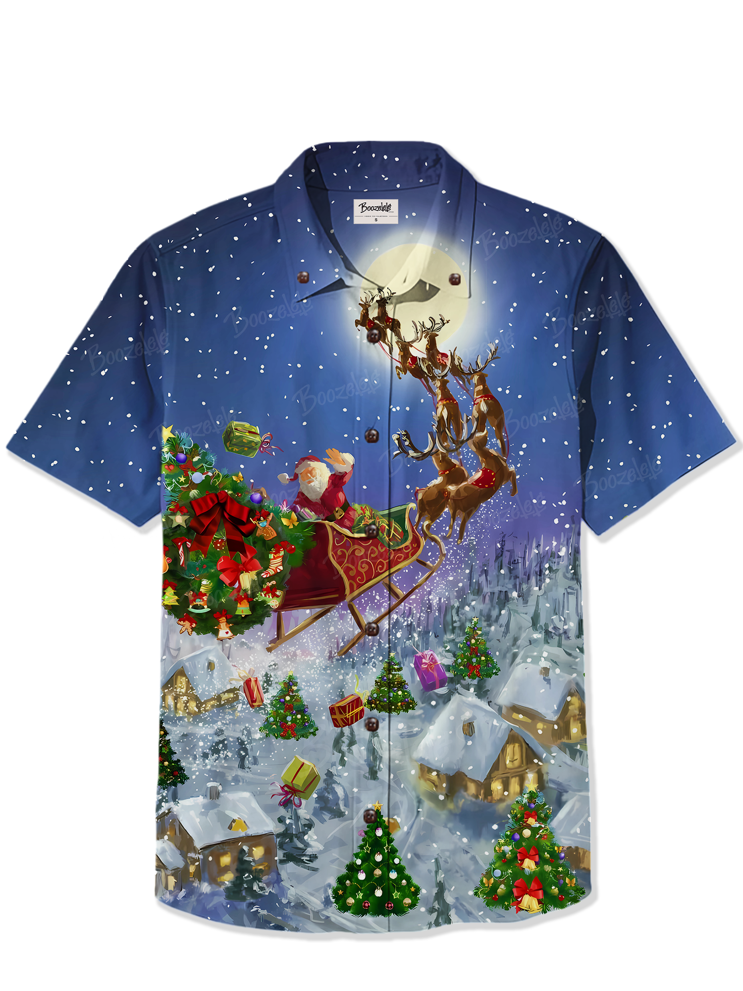 Santa Claus Christmas Eve - 100% Cotton Shirt