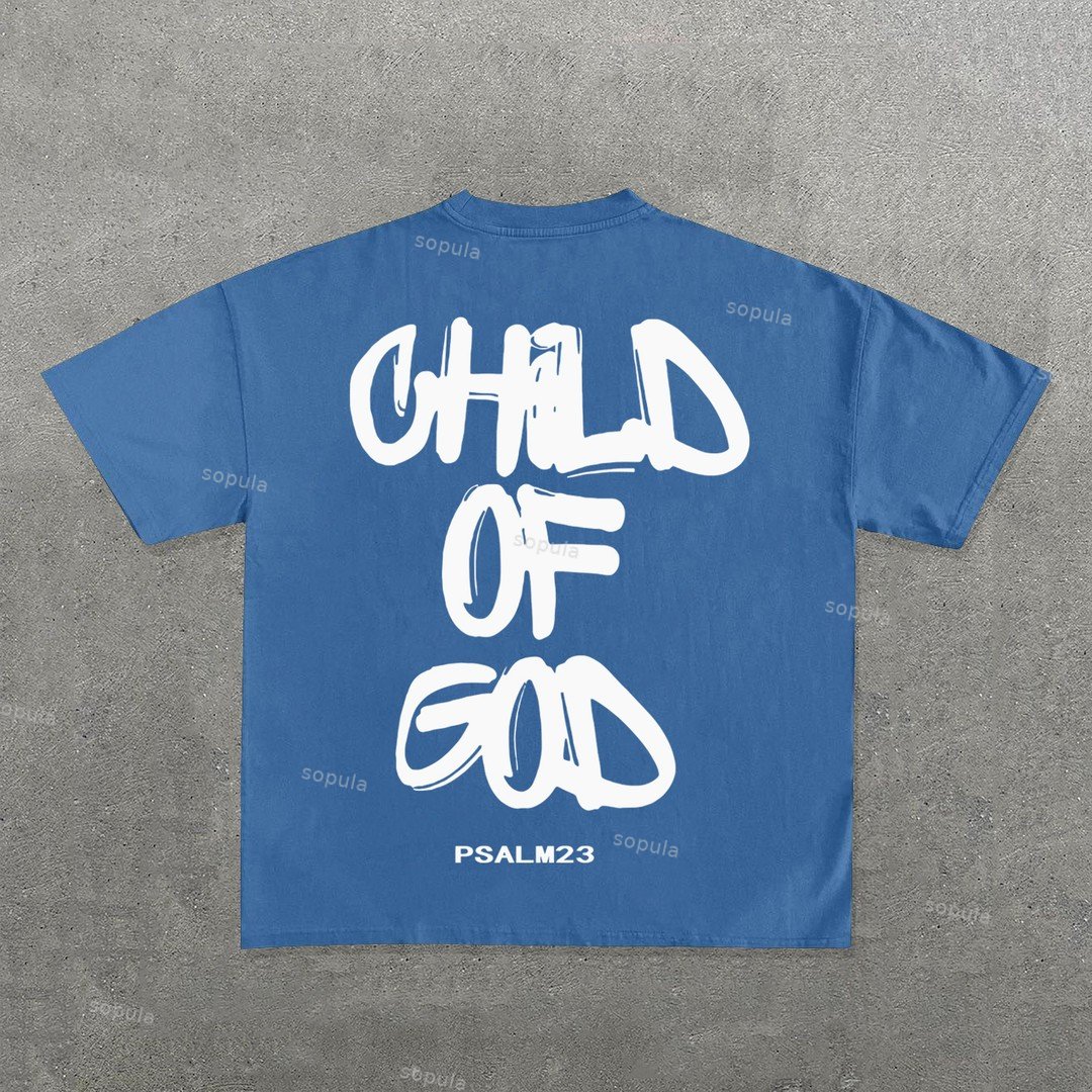 Child Of God Print Short Sleeve T-Shirt