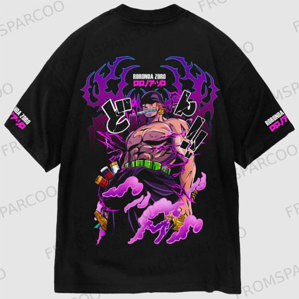 Casual Anima Design Short Sleeves T-shirt