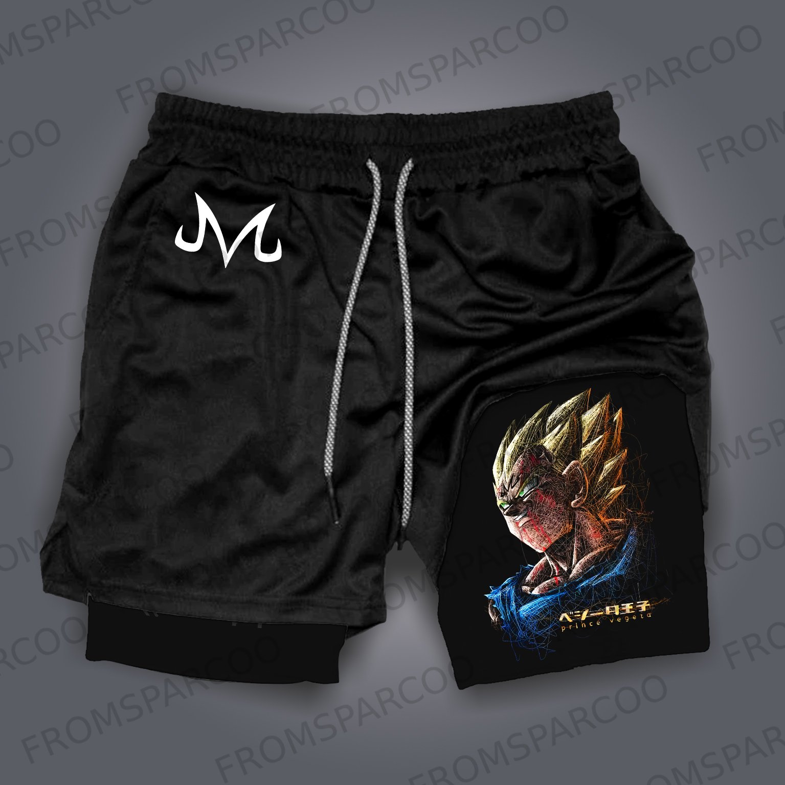 Unisex Casual Anime Gym Shorts