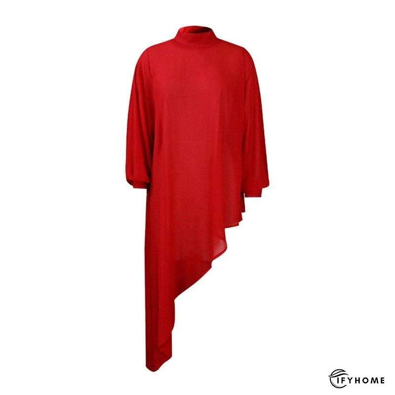 Solid Color Irregular Fashion Plus Size Cowl | IFYHOME