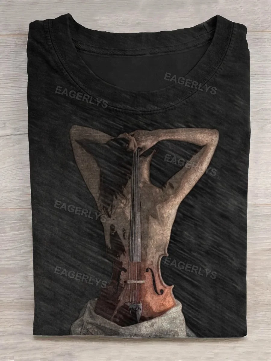 Eagerlys The Violin Girl T-shirt Eagerlys
