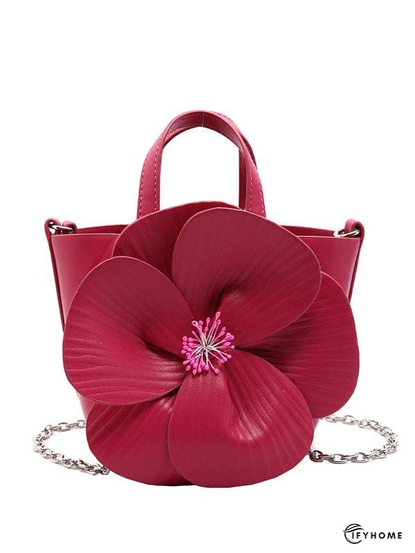 Flower Shape Pleated Split-Joint Bags Crossbody Bags Handbags Tote Bags | IFYHOME
