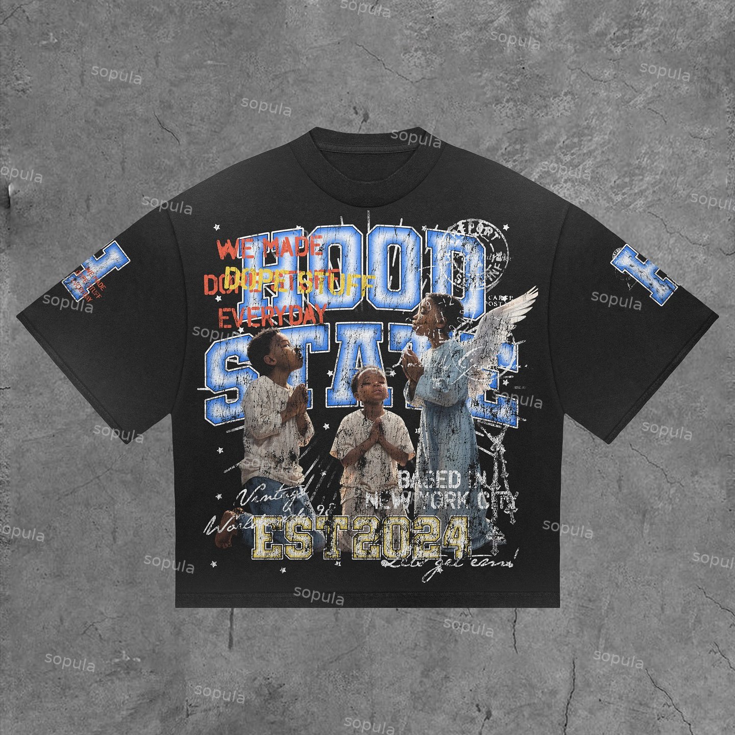 Sopula Est 2024 Graphic Cotton Cropped T-Shirts - Sopula｜Premium Graphic Tees & Graphic Clothing