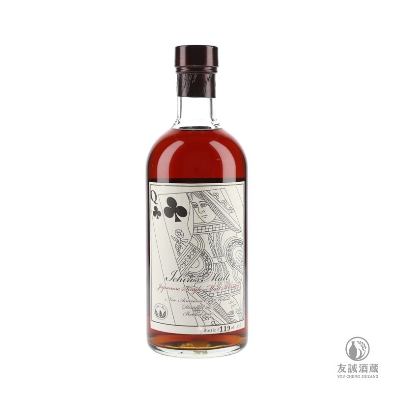 羽生 撲克牌系列 HANYU ICHIRO'S MALT-QUEEN OF CLUBS 友誠酒藏