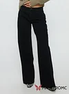 Darla Low Rise Straight Leg Jeans Washed Black