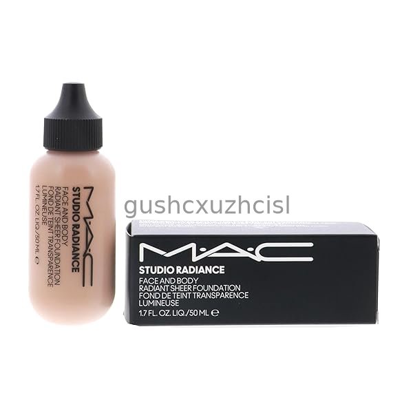 M.A.C Studio Radiance Faceand Body Radiant Sheer Foundation N3, 1.7 Ounce N3 1.7 Fl Oz (Pack of 1)