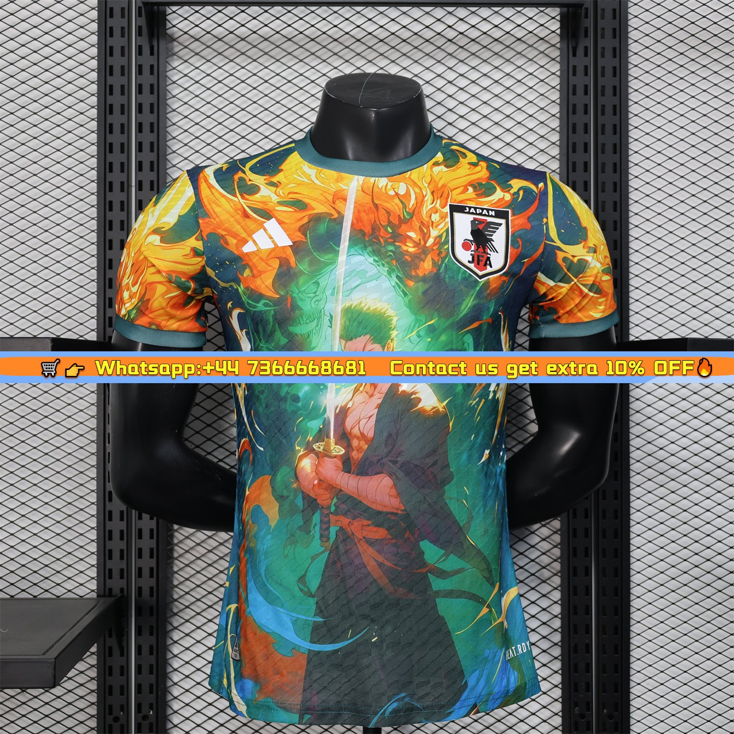 Japan 25-26 Roronoa Zoro Green Special Jersey - Player Version