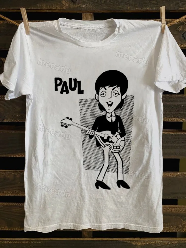 Teecade Teecade The Beatles Paul T-shirt