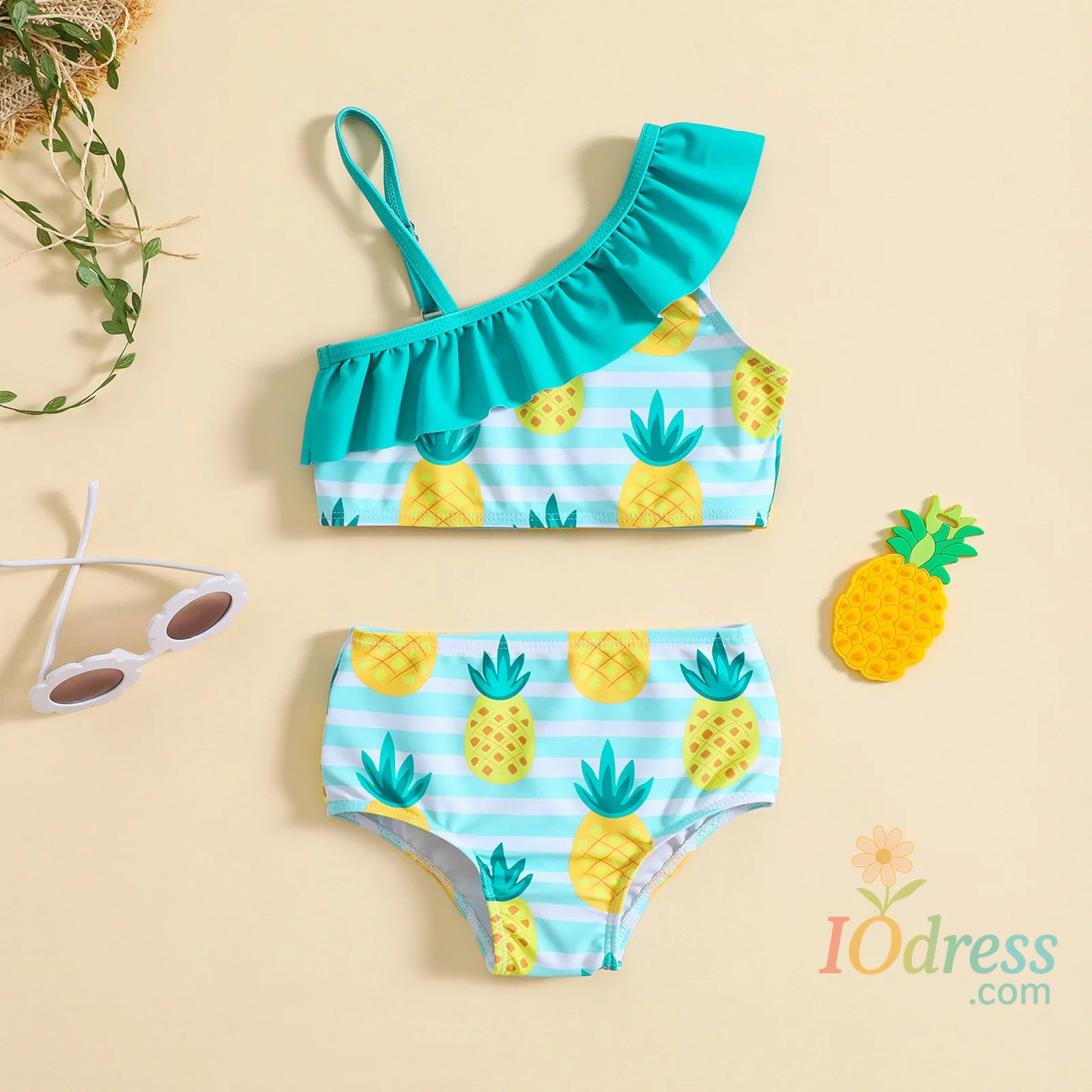 IO Dress ma&baby 18M-7Y Toddler Kid Baby Girls Bikinis Sets Watermelon Ruffle Tops Shorts Swimwear Summer Beachwear Bathing Suit